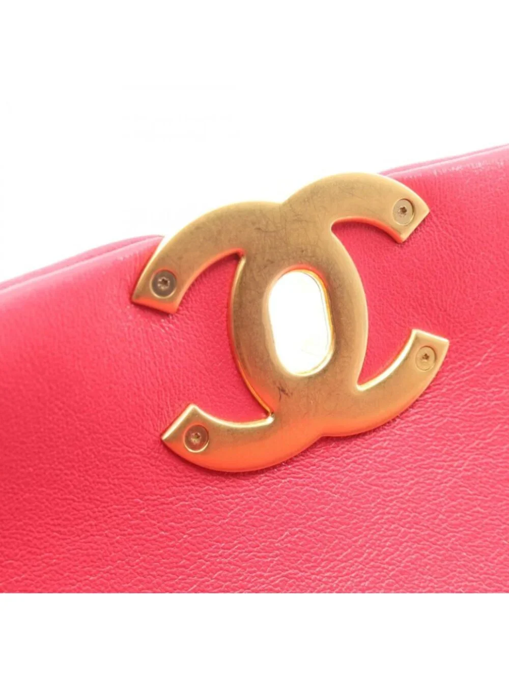 Chanel Shoulder Bag 19 Dizeneuf Quilted 2-Way Pink Lambskin 19 Chain